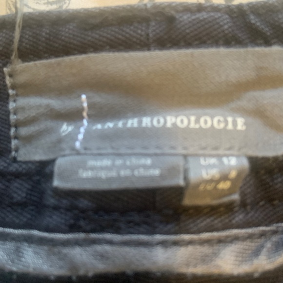 Great Anthropologie embroidered side stripe pants - Picture 4 of 7